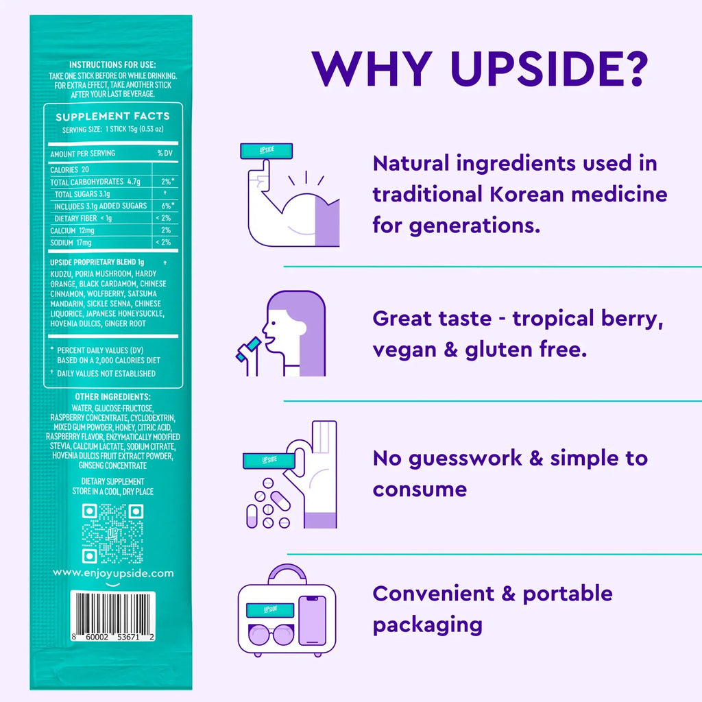 Upside Hangover Sticks - Party Box (30-Pack) (Best Value!)